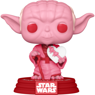 Диск Фигурка Funko POP! Bobble: Star Wars: Valentines: Yoda #421