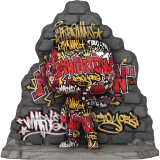 Диск Фигурка Funko POP! Deluxe Bobble: Marvel Iron Man Street Art Collection #753