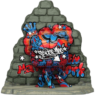 Диск Фигурка Funko POP! Deluxe Bobble: Marvel Spider-Man Street Art Collection #762
