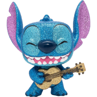 Диск Фигурка Funko POP! Disney: Lilo & Stitch: Stitch (with Ukulele) (DGLT) #1044