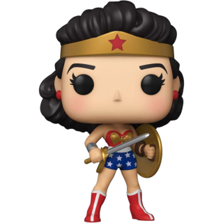 Диск Фигурка Funko POP! Heroes DC: Wonder Woman 80th: Wonder Woman (Golden Age) #383