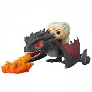 Диск Фигурка Funko POP! Rides: Game of Thrones: Daenerys on Fiery Drogon #68