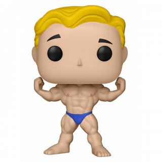 Диск Фигурка Funko POP! Vinyl: Games: Fallout 76: Vault Boy: Strength #487