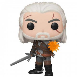 Диск Фигурка Funko POP! Vinyl: Games: Witcher: Geralt (Igni)