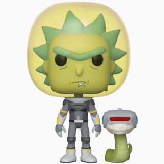 Диск Фигурка Funko POP! Vinyl: Rick & Morty: Space Suit Rick with snake #689