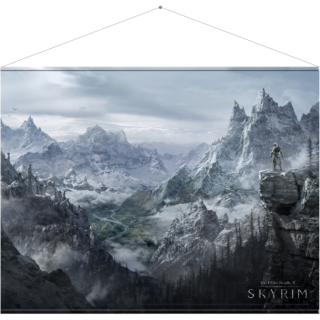 Диск Тканевый постер Gaya Wall Scroll: Skyrim Valley (100 x 77 см)