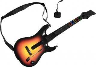 Диск Беспроводная гитара Guitar Hero 3 (Б/У)