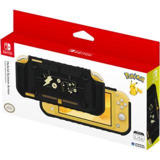 Диск Hori Защитный чехол Hori Hybrid system armour для Switch Lite, Pokemon: Pikachu Black & Gold (NS2-077U)