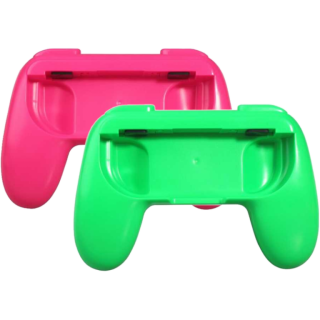 Диск Держатель для Joy-Con, DOBE Switch Controller Grip, pink/green (TNS-851)
