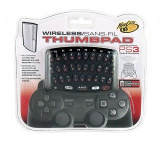Диск Клавиатура беспроводная (PS3 Wireless ThumbPad: MadCatz)