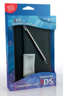Диск Кожаный чехол для Nintendo 3DS + стилус