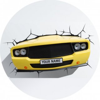 Диск Декоративный LED светильник 3D-Light-FX (3D Classic Car)