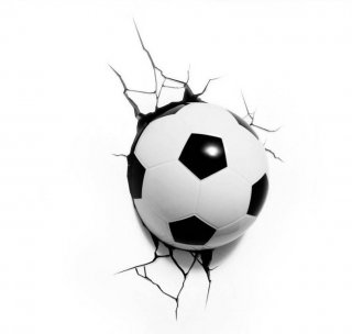 Диск Декоративный LED светильник 3D-Light-FX (3D Soccerball Light)