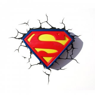 Диск Декоративный LED светильник 3D-Light-FX (3D Warner Bros. Superman Shield)