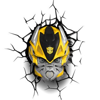 Диск Декоративный LED светильник 3D-Light-FX (3D Transformers Bumblbee)