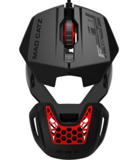 Диск Мышь Mad Catz RAT 1 Mouse - Black/Red проводная оптическая 