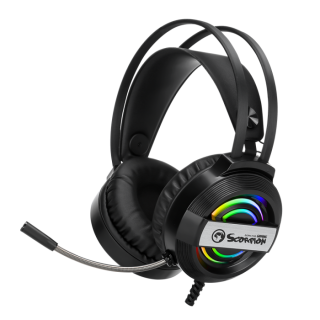 Диск Игровая гарнитура Marvo HG8902 Gaming Headset с подсветкой RGB, ПК