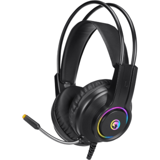 Диск Игровая проводная гарнитура Marvo HG8935 USB 2.0 Gaming Headset с подсветкой RGB