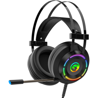 Диск Игровая проводная гарнитура Marvo HG9062 USB Gaming Headset, 7.1 с подсветкой RGB