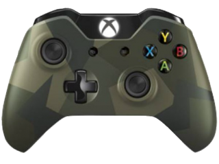 Диск Microsoft Wireless Controller Xbox One (зеленый камуфляж)