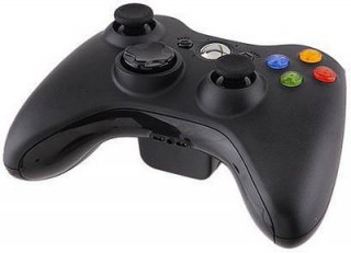 Диск Беспроводной джойстик Microsoft Wireless Controller, чёрный (Б/У)
