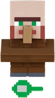 Диск Фигурка ластик Minecraft Mine-Keshi - Villager (4 см)