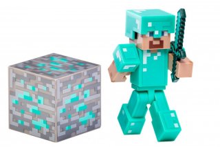 Диск Фигурка Minecraft Overworld Steve Witn Diamond Armor