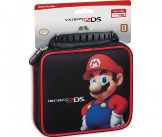 Диск Чехол черный для Nintendo 2DS (Марио)
