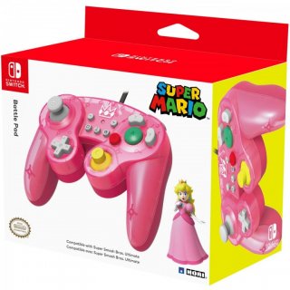 Диск Nintendo Switch Геймпад Hori Battle Pad (Peach) для консоли Switch (NSW-135U)