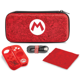 Диск Чехол и набор аксессуаров для Nintendo Switch, Starter Kit - Mario Remix Edition