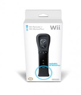 Диск Nintendo Wii Remote + Wii MotionPlus + чехол /черный/