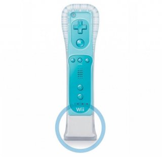 Диск Nintendo Wii Remote + Wii MotionPlus + чехол /синий/