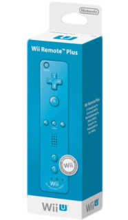 Диск Nintendo Wii U Remote Plus + чехол, синий