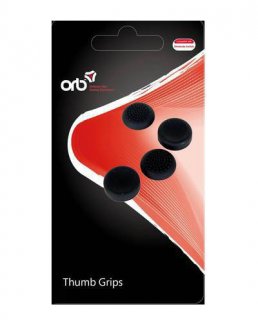 Диск Защитные накладки ORB Grips для консоли Nintendo Switch, черный (2*2)