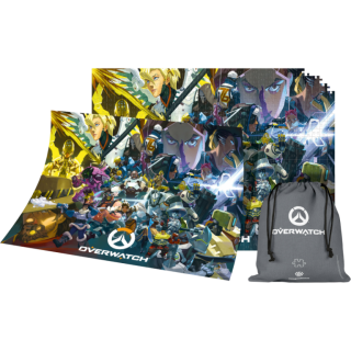 Диск Пазл Overwatch Heroes Collage (1500 элементов)