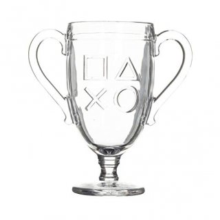 Диск Бокал стеклянный Paladone: Playstation Trophy Glass