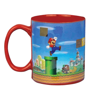 Диск Кружка с терморисунком Paladone: Super Mario