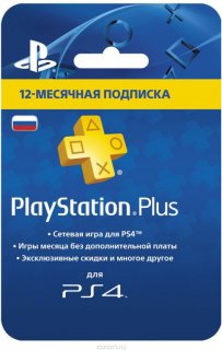 Диск Карта оплаты PlayStation Plus - 12 месяцев (конверт)