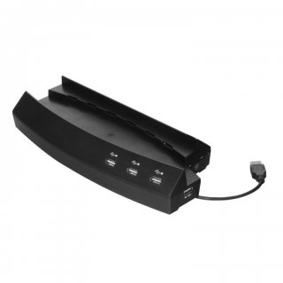 Диск Вертикальная подставка концентратор для PS3 slim (PS3 Slim Hub Stand) 