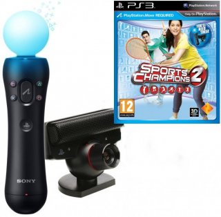 Диск PS Move: Starter Pack (Камера PS Eye + Контроллер движений PS Move + Праздник Спорта 2)
