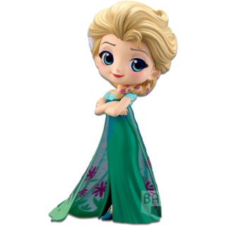 Диск Фигурка Q Posket Disney Characters: Frozen Fever: Elsa (ver.A)