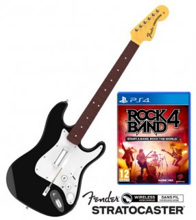 Диск Rock Band 4 (Игра + Гитара) (Б/У) [PS4]