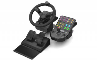 Диск Руль Saitek для Farming Simulator (руль + педали + панель управления)