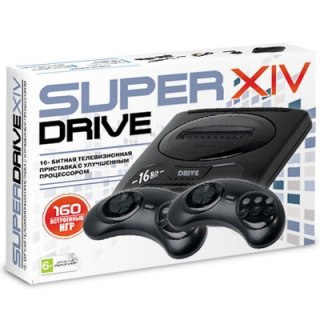 Диск Игровая приставка 16bit Super Drive XIV + 160 игр