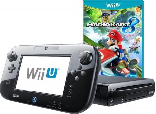 Диск Nintendo Wii U Premium Pack (РОСТЕСТ) + игра Mario Kart 8 (Выставочный образец)