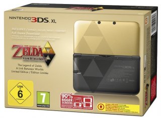 Диск Nintendo 3DS XL - Zelda Limited Edition, белая (Б/У)