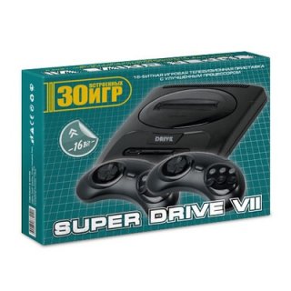 Диск Sega Super Drive 7 + 30 встроенных игр