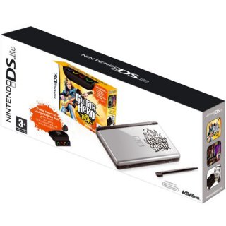Диск Nintendo DS Lite + игра Guitar Hero on Tour