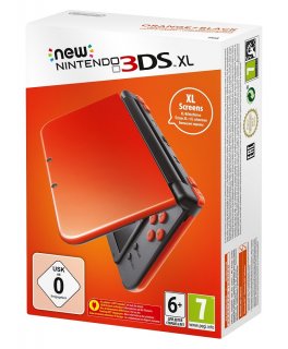 Диск New Nintendo 3DS XL (оранжево-чёрный)