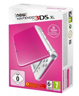 Диск New Nintendo 3DS XL (розово-белый)
